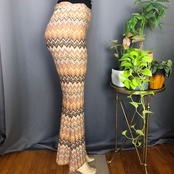 FOREVER 21 Knit Chevron Bellbottoms - Picture 2 of 5